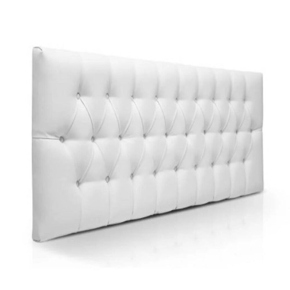 Cabecero Rombos Blanco Sintético