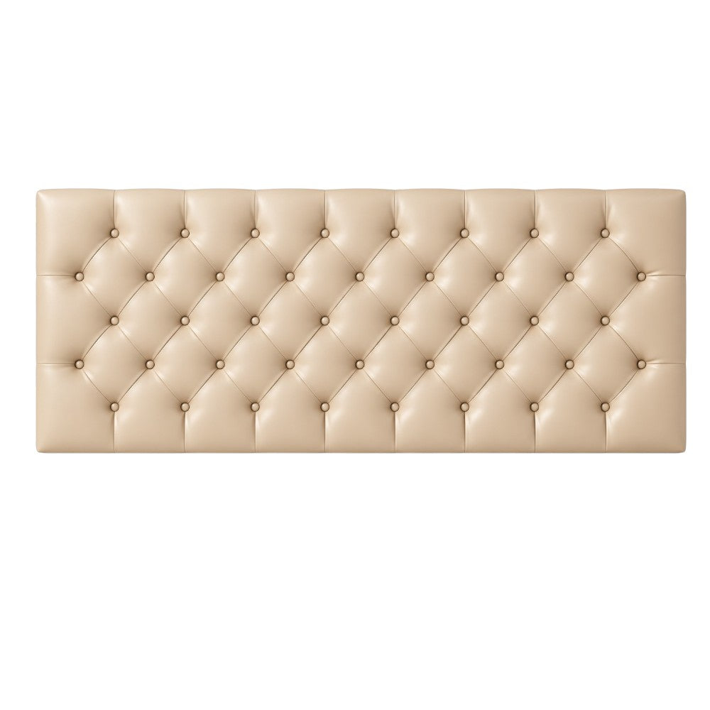 Cabecero Rombos Beige Sintético