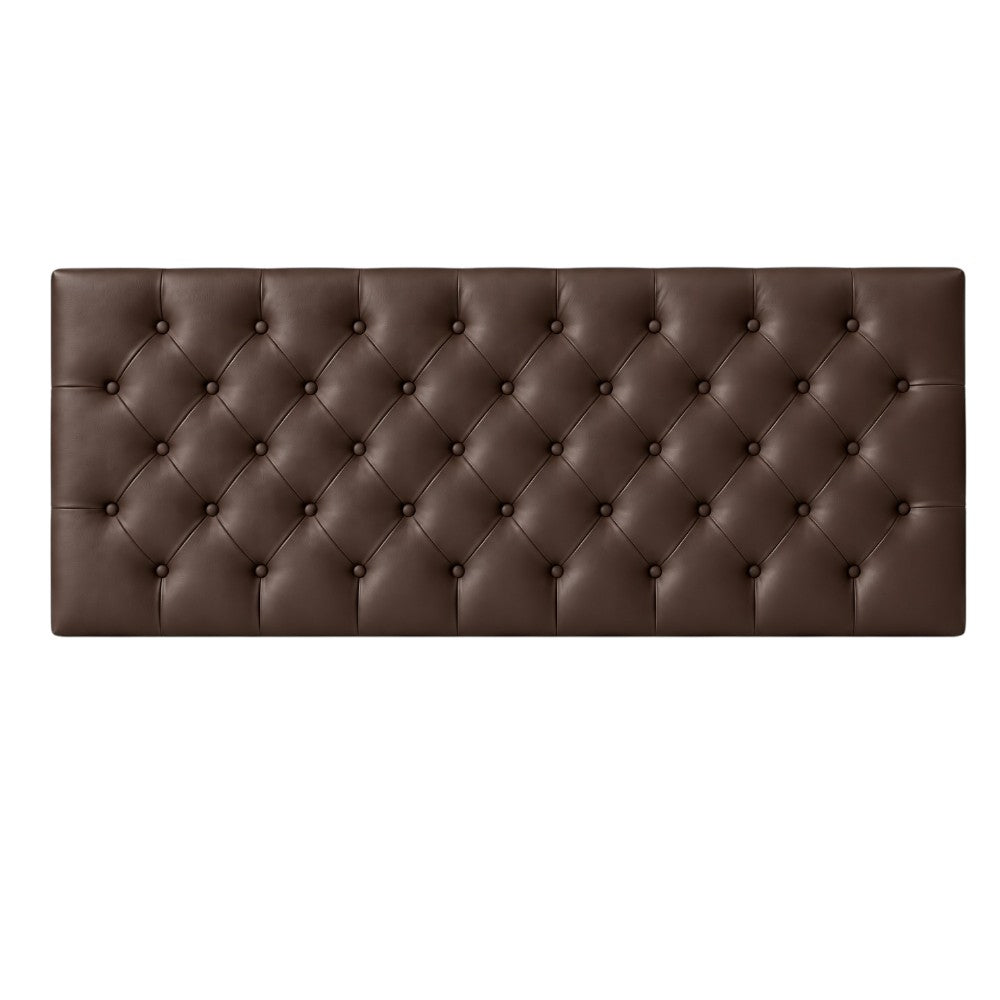Cabecero Rombos Chocolate Sintético