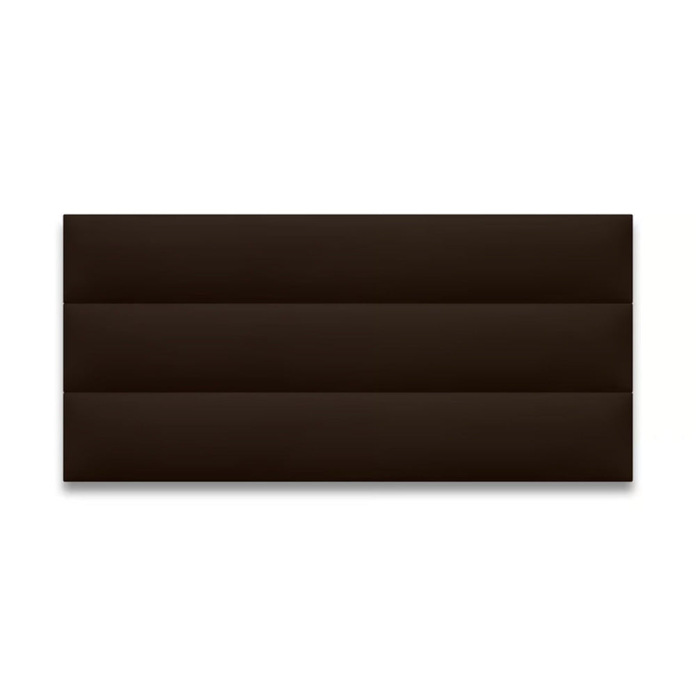 Cabecero Paneles Horizontal Chocolate Sintético