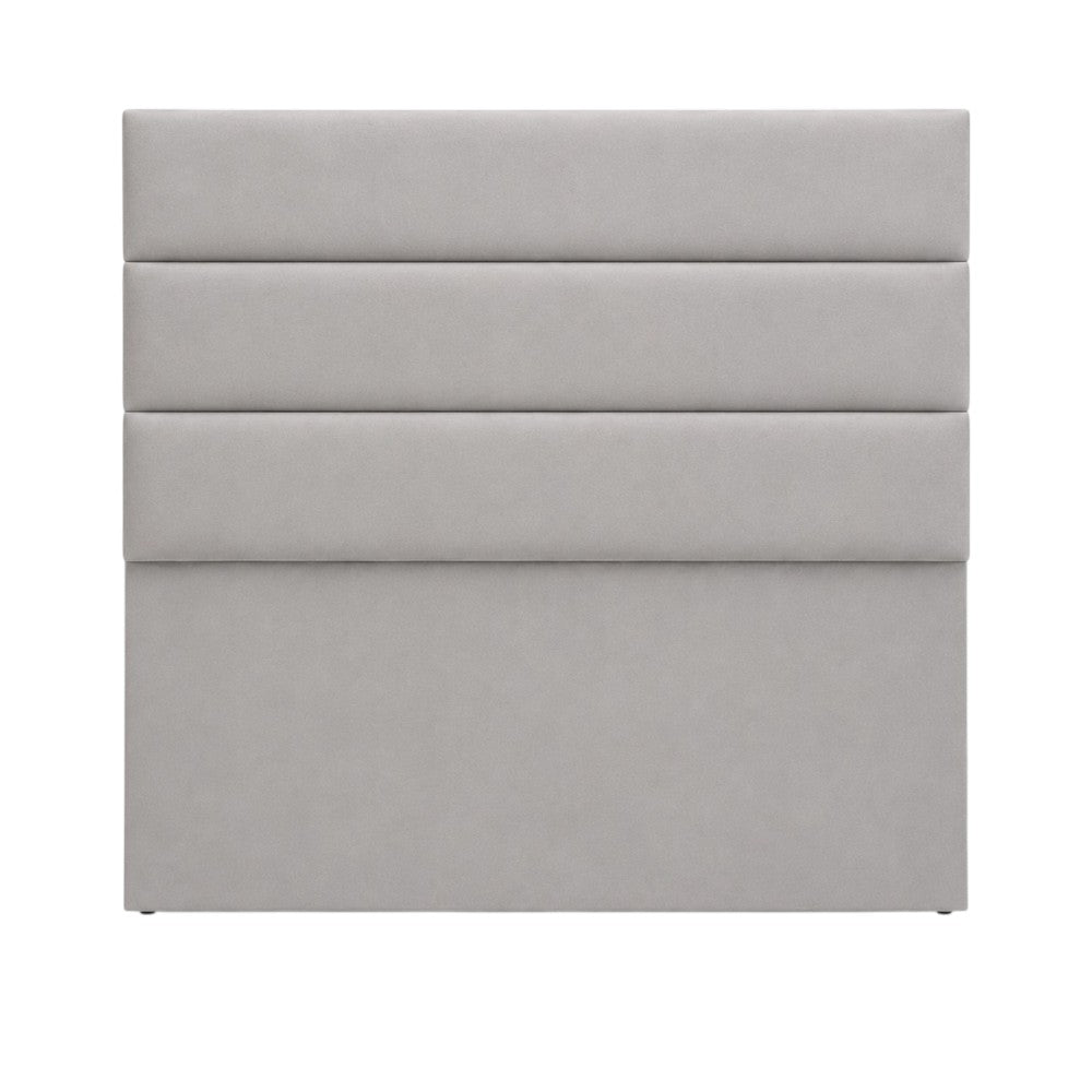 Cabecero Paneles Horizontales Con Pata Gris