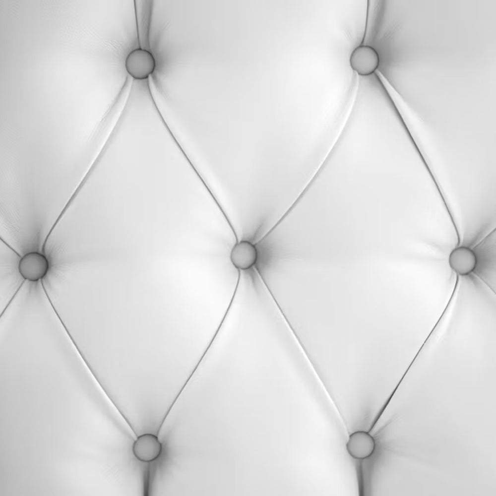 Cabecero Rombos Blanco Sintético