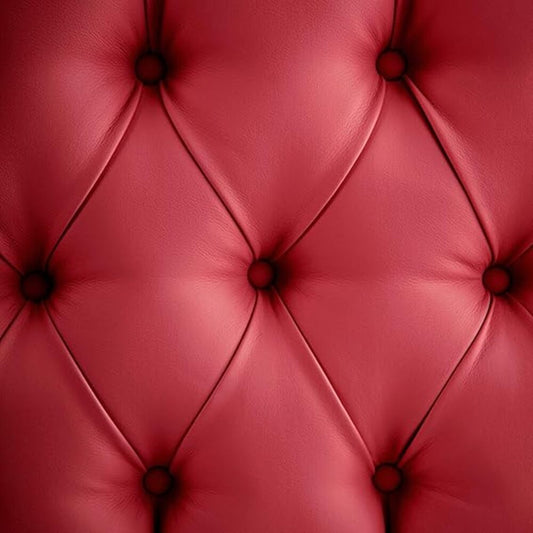 Cabecero Rombos Rojo Sintético