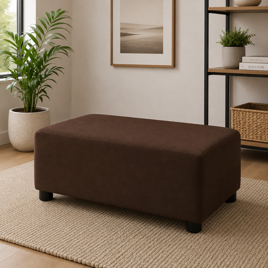 Puff Decorativo 80x40 Chocolate