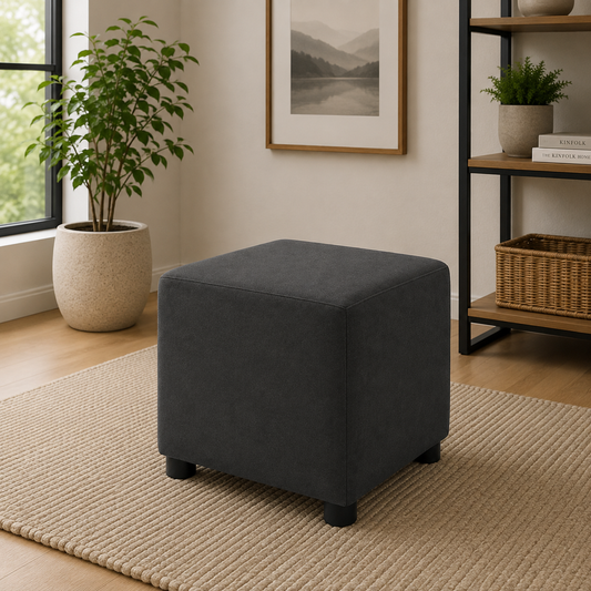 Puff Decorativo Dark Grey