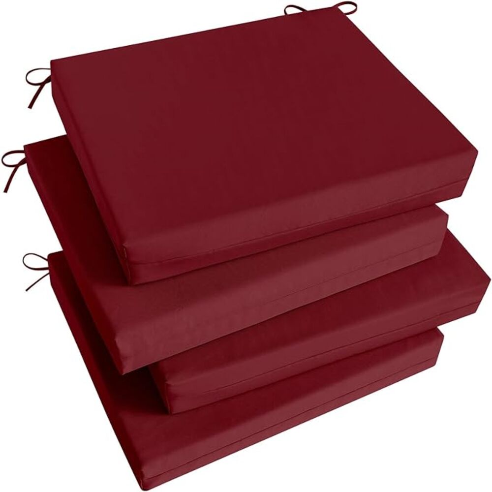 Cojín Para Silla Cuadrado Vinotinto