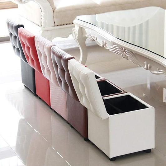 Puff Baúl 40 x 40 Negro