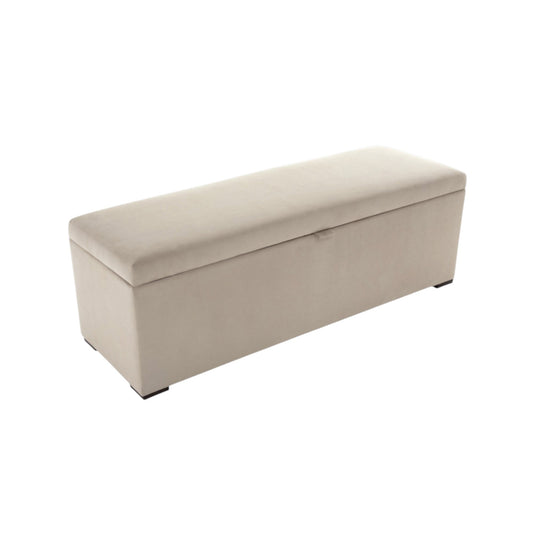 Puff Baúl Suiza 80x40 Beige