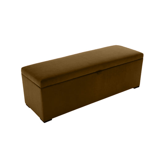 Puff Baúl Suiza 80x40 Chocolate