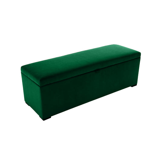 Puff Baúl Suiza 80x40 Esmeralda