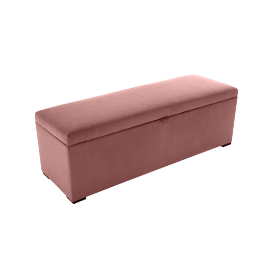 Puff Baúl Suiza 80x40 Rosa