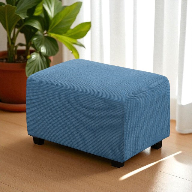 Puff Decorativo 80x40 Azul