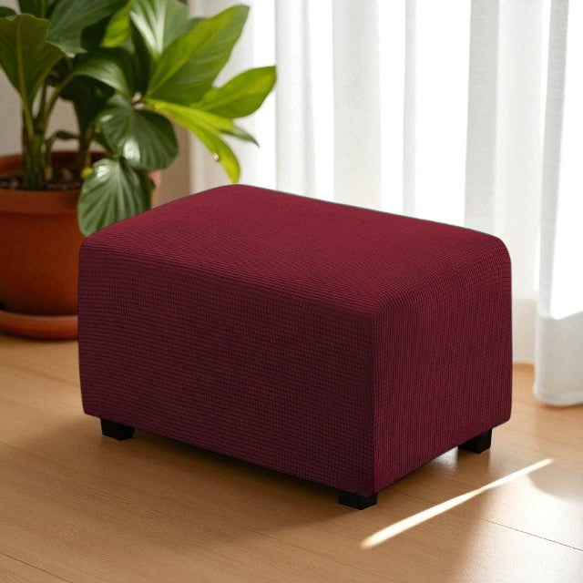 Puff Decorativo 80x40 Vino Tinto