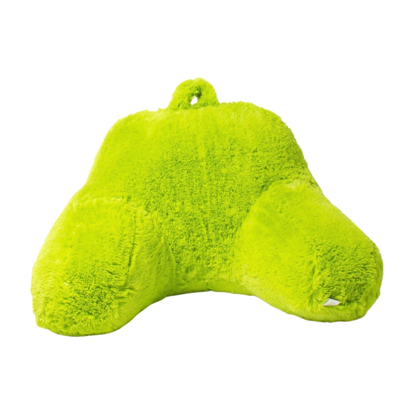 Cojín Anatómico Lectura y Tv Peluche Verde Limón