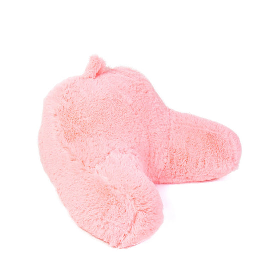 Cojín Anatómico Lectura y Tv Peluche Rosa