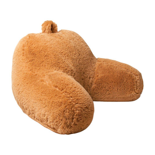 Cojín Anatómico Lectura y Tv Peluche Camel