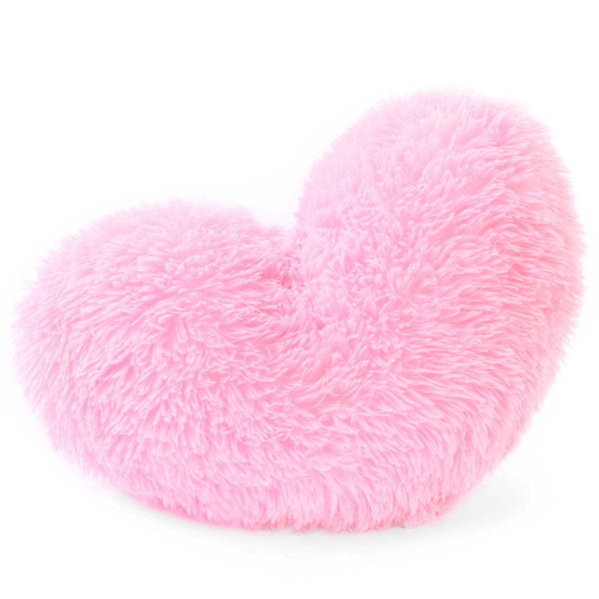 Cojín Corazón Peludo Rosa