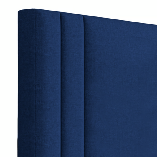 Cabecero Milán Azul Tela