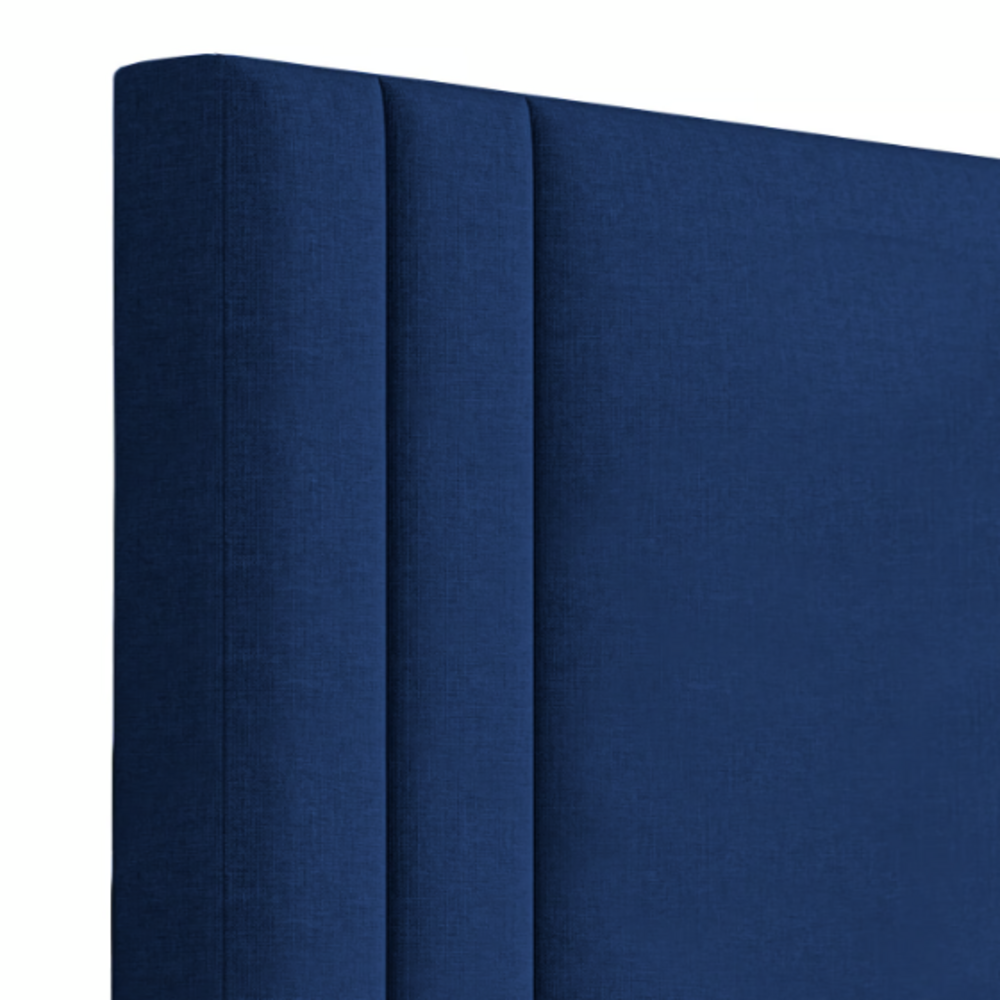 Cabecero Milán Azul Tela