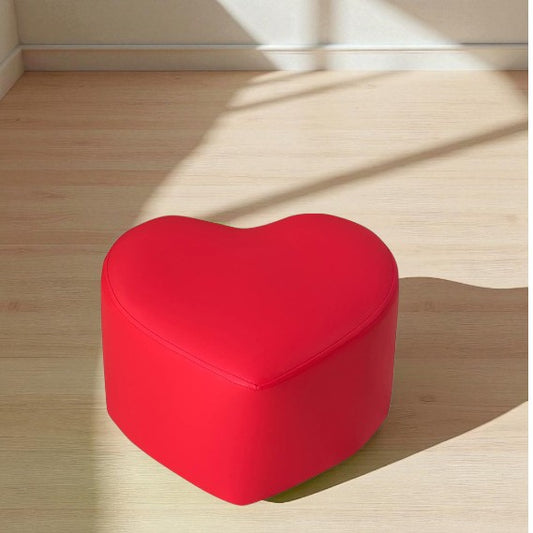 Puff Posa Pie Cora Rojo Setx2