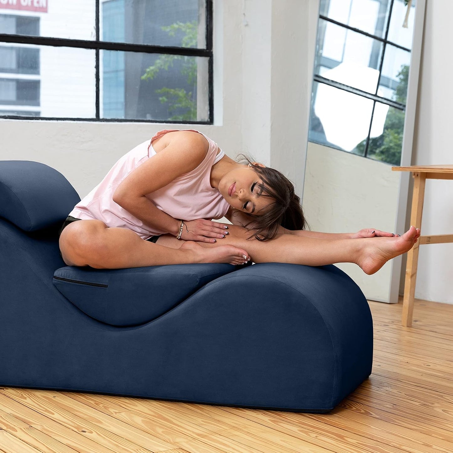 Tumbona Para Yoga Azul