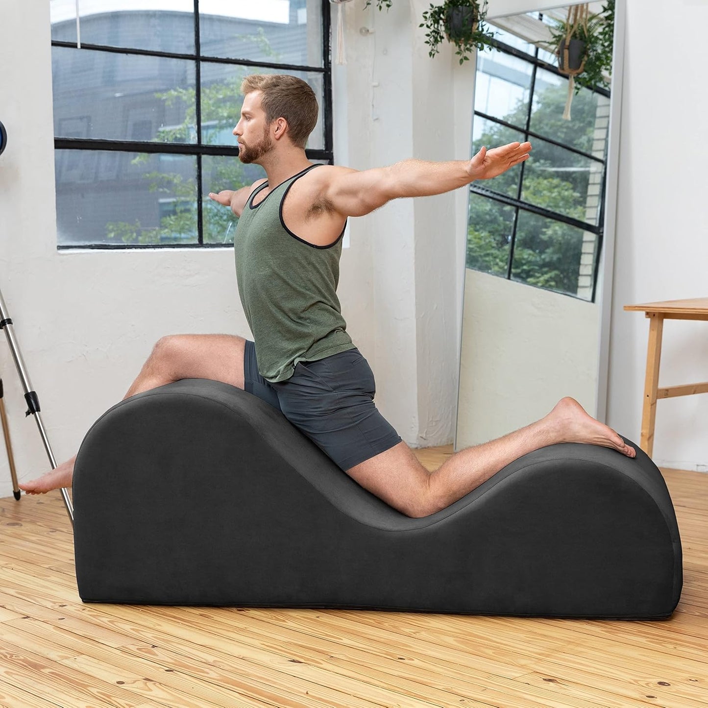 Tumbona Para Yoga Negro