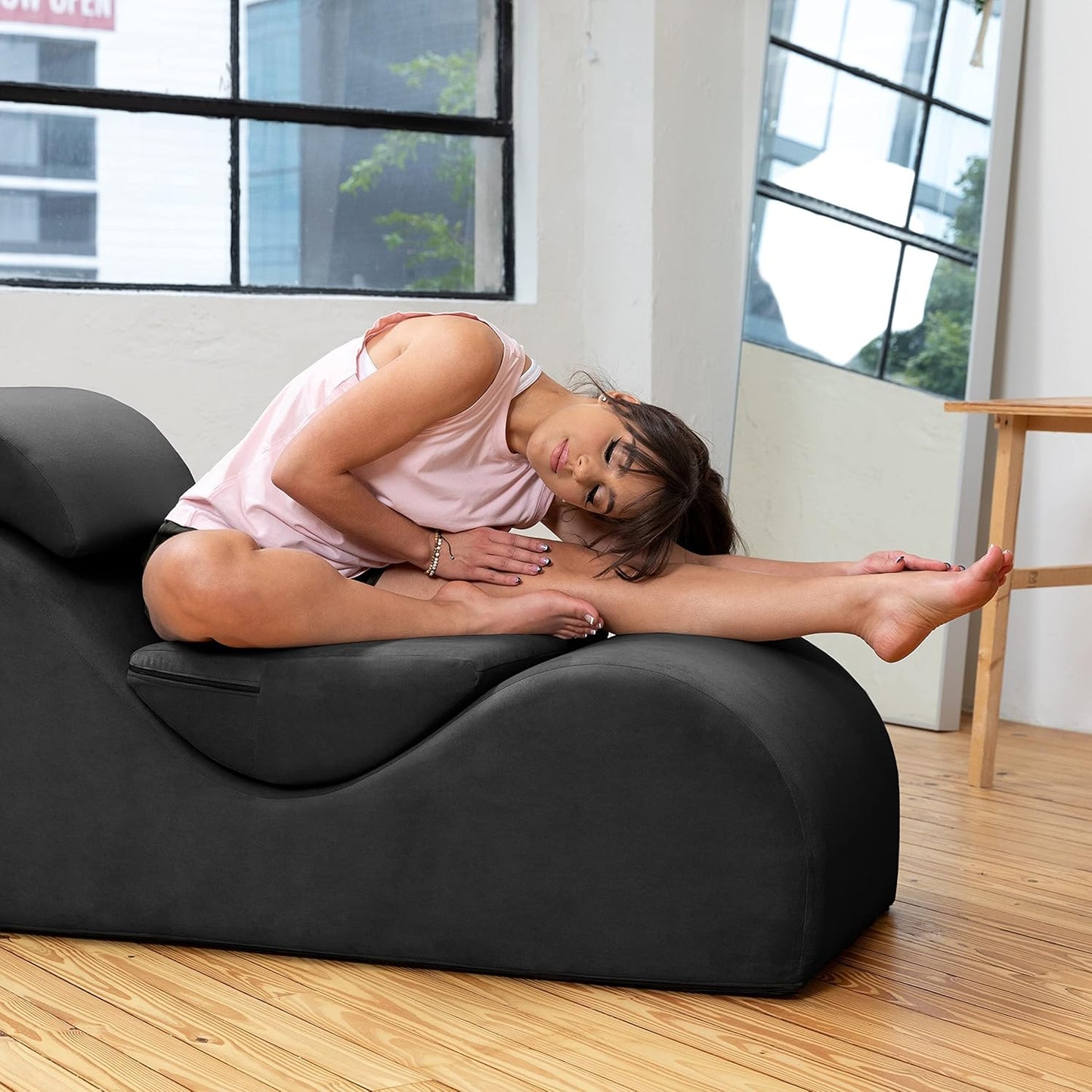 Tumbona Para Yoga Negro