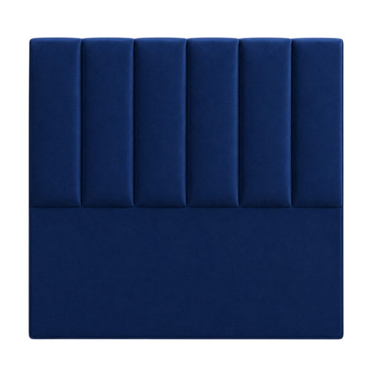 Cabecero Paneles Verticales Con Pata Indigo Tela