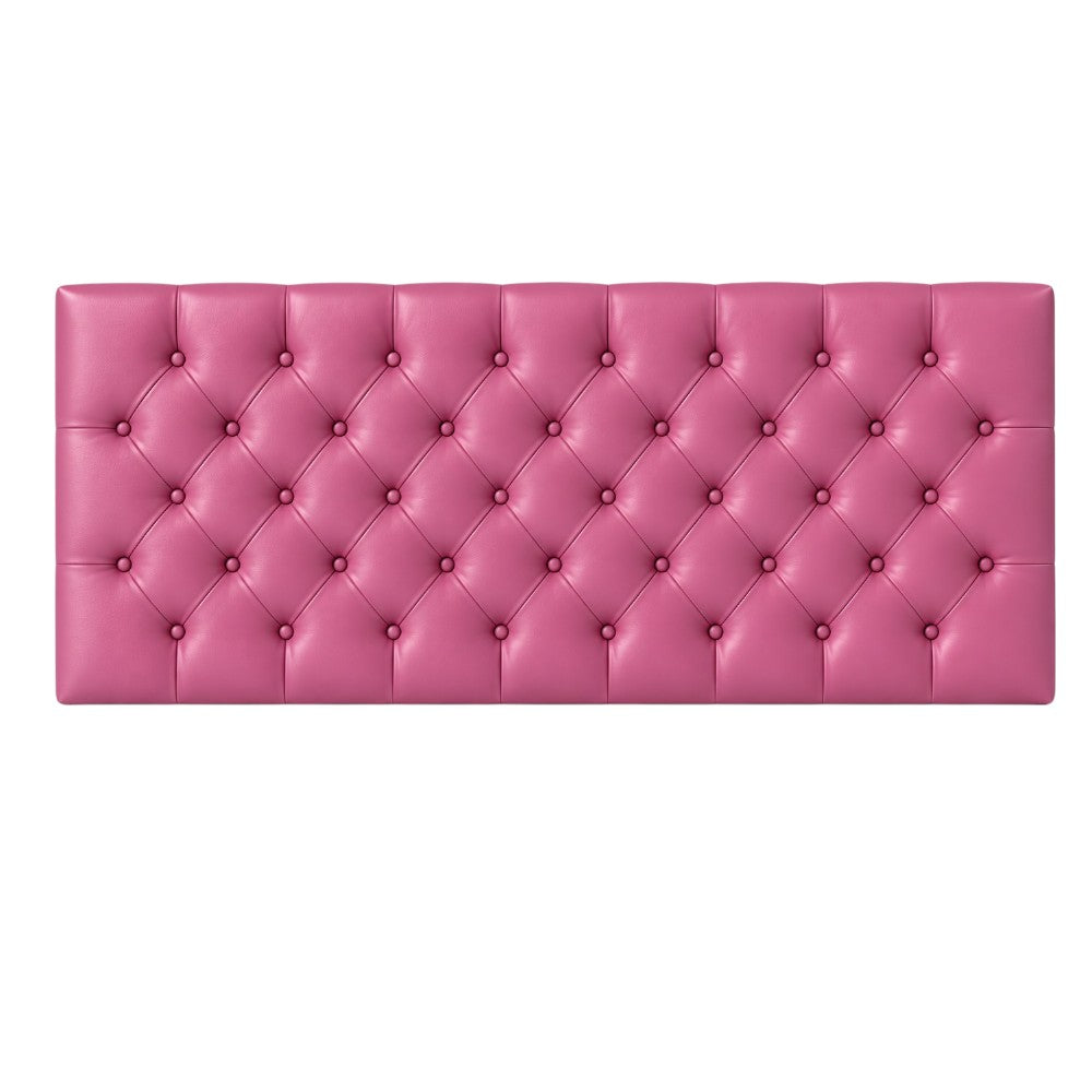 Cabecero Rombos Fucsia Sintético