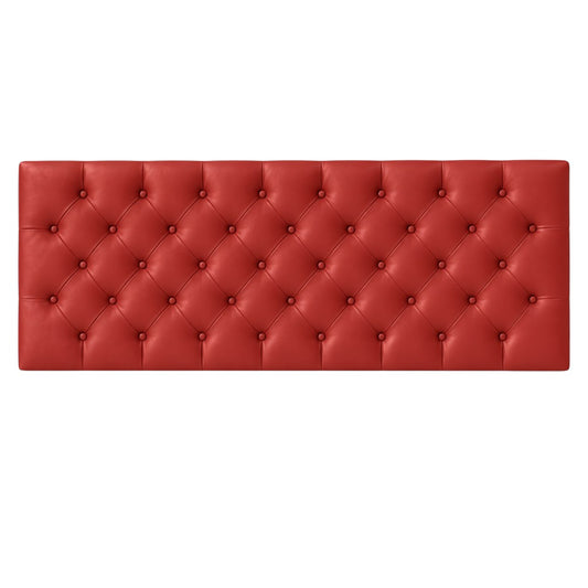 Cabecero Rombos Rojo Sintético
