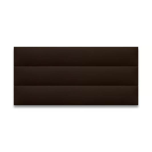 Cabecero Paneles Horizontal Chocolate Sintético