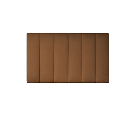 Cabecero Paneles Verticales Mocca Tela