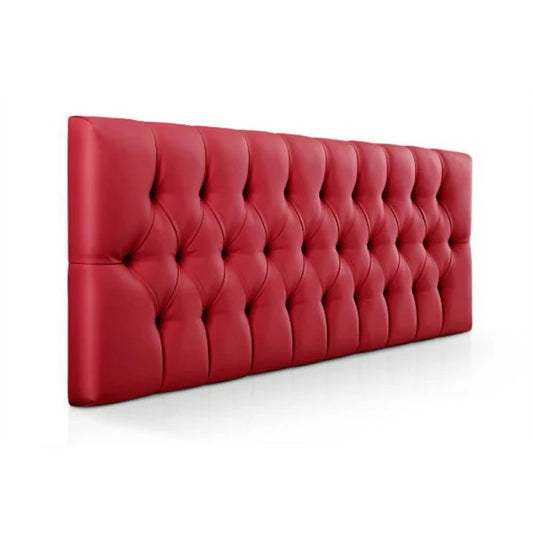 Cabecero Rombos Rojo Sintético
