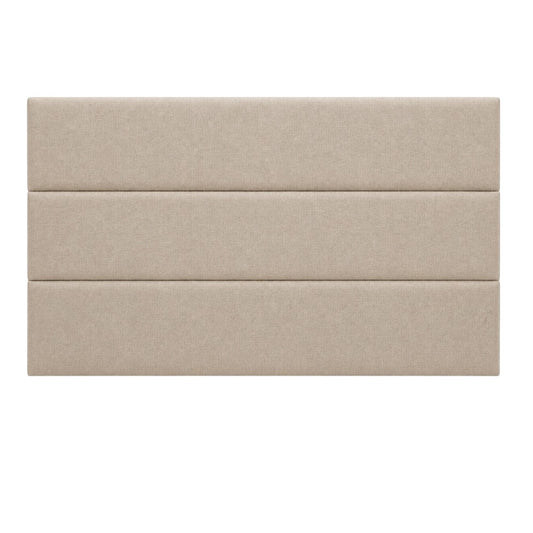 Cabecero Paneles Horizontal Beige Tela