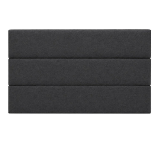 Cabecero Paneles Horizontal Dark Grey Tela