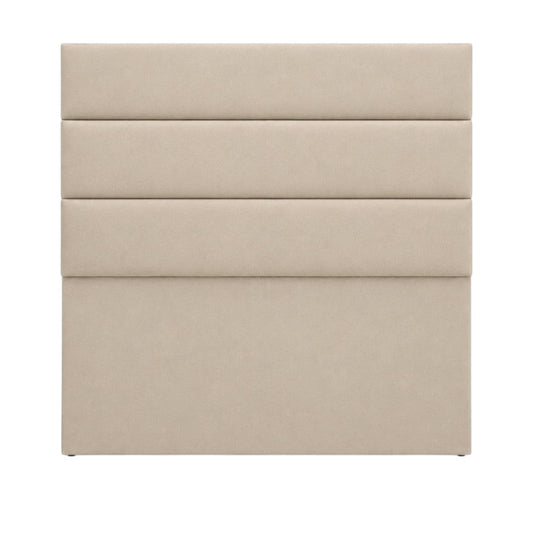 Cabecero Paneles Horizontales Con Pata Beige