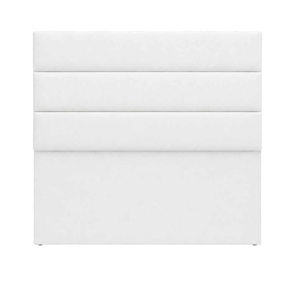 Cabecero Paneles Horizontales Con Pata Blanco