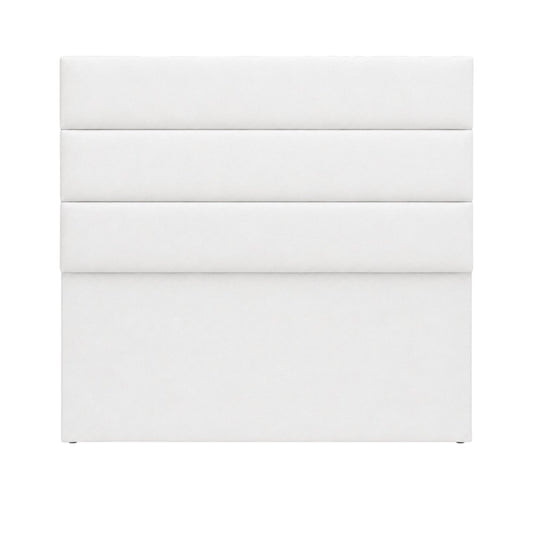 Cabecero Paneles Horizontales Con Pata Blanco