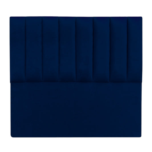 Cabecero Paneles Verticales Con Pata Indigo Tela