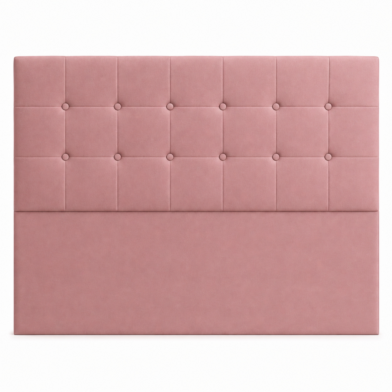 Cabecero Cuadros Con Pata Rosado Tela