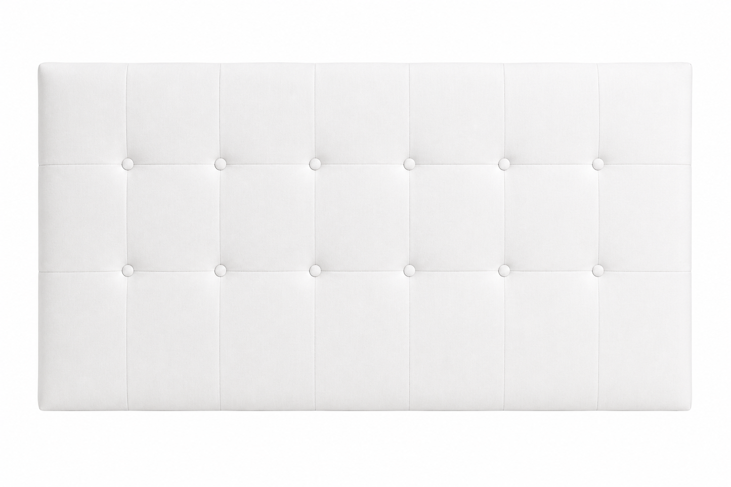 Cabecero Cuadros Blanco Tela
