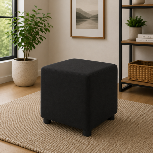 Puff Decorativo Negro