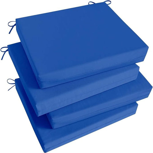Cojín Para Silla Cuadrado Azul