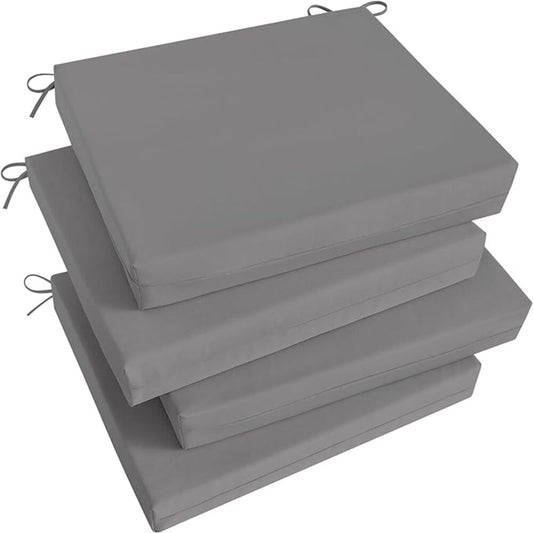 Cojín Para Silla Cuadrado Gris