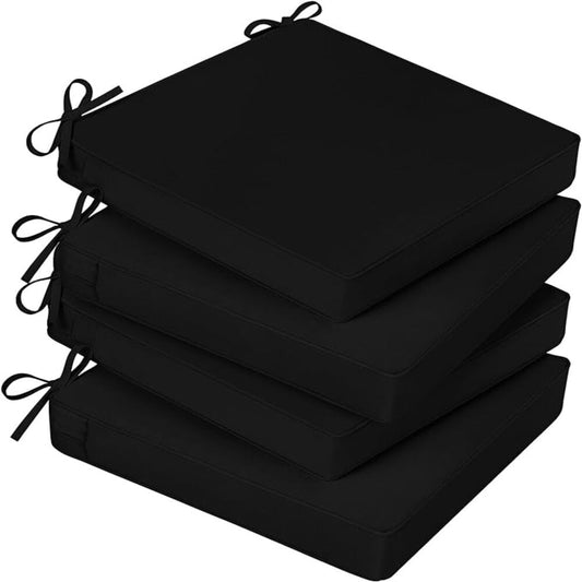 Cojín Para Silla Cuadrado Negro