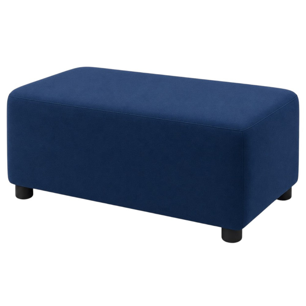 Puff Decorativo 80x40 Azul