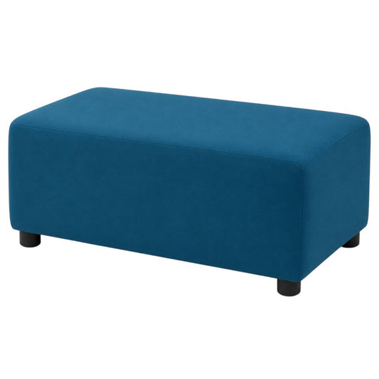 Puff Decorativo 80x40 Turquesa