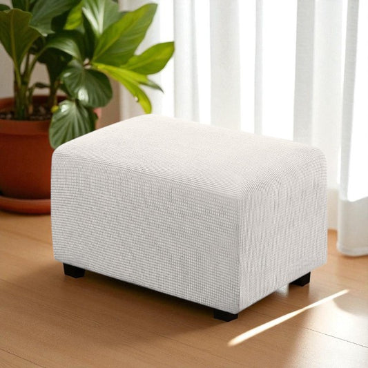 Puff Decorativo 80x40 Blanco