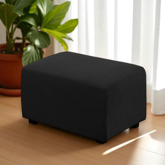 Puff Decorativo 80x40 Negro