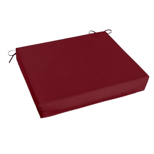 Cojín Para Silla Cuadrado Vinotinto